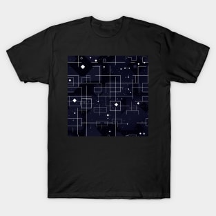 Vibrant abstract omniverse - Abstract Universe Seamless Pattern T-Shirt